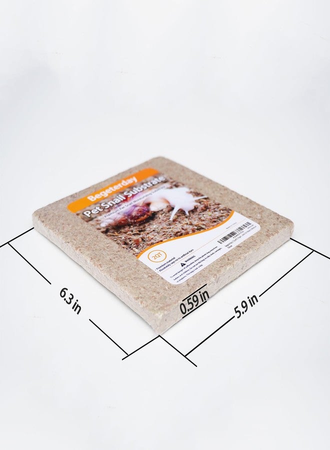 Begeterday 2 Quarts Organic Fiber Substrate for Pet Snail, Ideal Snail Terrarium Accessories for Retains Moisture - Image 4